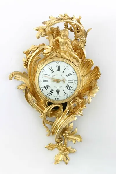 Wanduhr, Cartel, Antoine Thiout l'Ainé, Paris, um 1750 — تصویر رکورد یوروپیانا