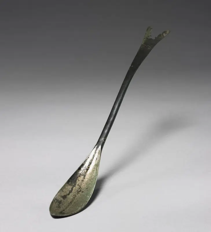 Spoon with Fish-Tail Design — تصویر رکورد موزهٔ هنر کلیولند (دسترسی آزاد)