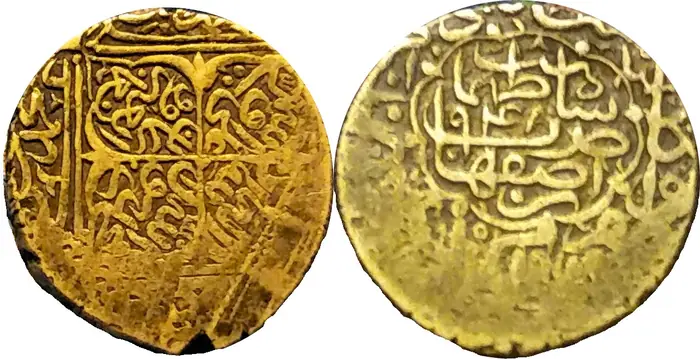 روی و پشت «۲ شاهی — شاه تهماسب یکم صفوی، ۱۵۴۲ م» — عکس رکورد کاتالوگ نومیستا