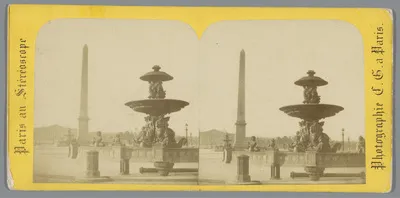 Gezicht op Place de la Concorde in Parijs — تصویر رکورد یوروپیانا