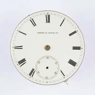 Taschenuhr American Watch Co., Waltham (USA), 1877 — تصویر رکورد یوروپیانا