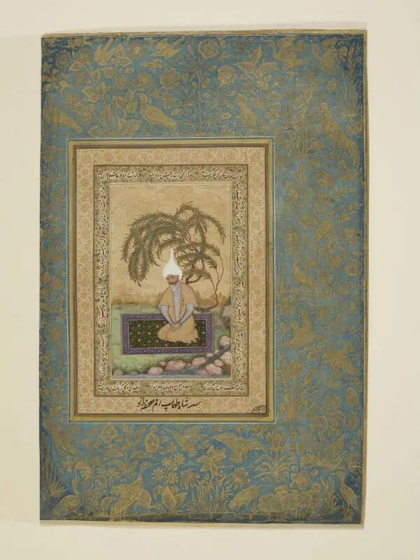 Painting: Shah Tahmasp of Iran — تصویر رکورد موزهٔ ویکتوریا و آلبرت