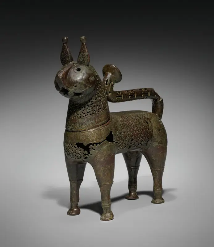 Feline Incense Burner — تصویر رکورد موزهٔ هنر کلیولند (دسترسی آزاد)