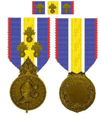 Médaille de la Gendarmerie nationale — تصویر رکورد ویکی‌داده