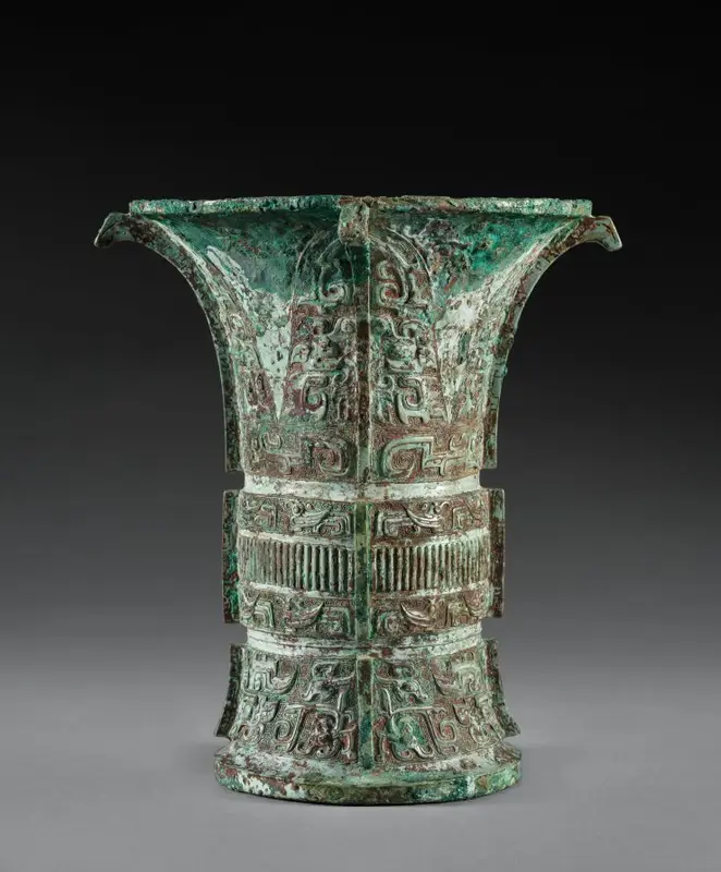 Wine Vessel (Fu Wu Zun) — تصویر رکورد موزهٔ هنر کلیولند (دسترسی آزاد)