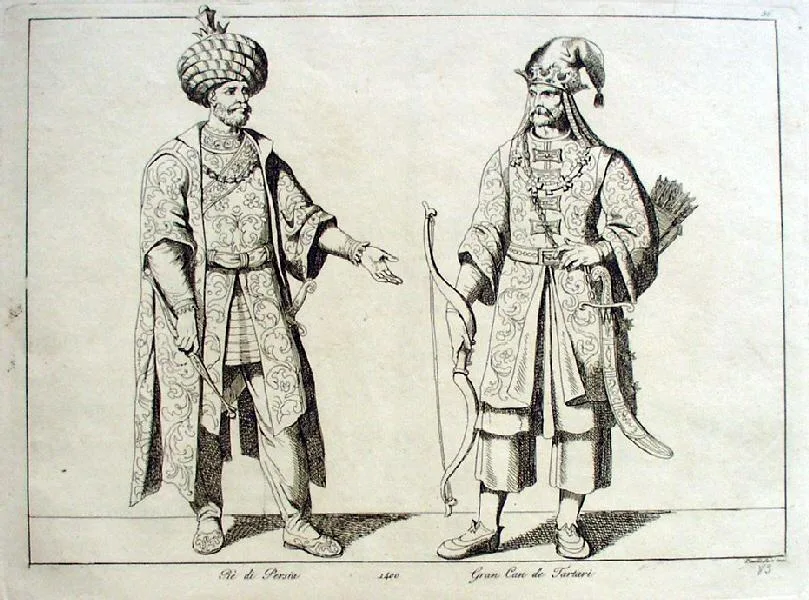 Rè di Persia / 1400 / Gran Can de Tatari - Estampa — تصویر رکورد یوروپیانا