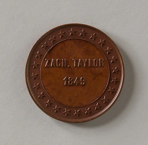 Token of Zachary Taylor — تصویر رکورد موزهٔ متروپولیتن (دسترسی آزاد)