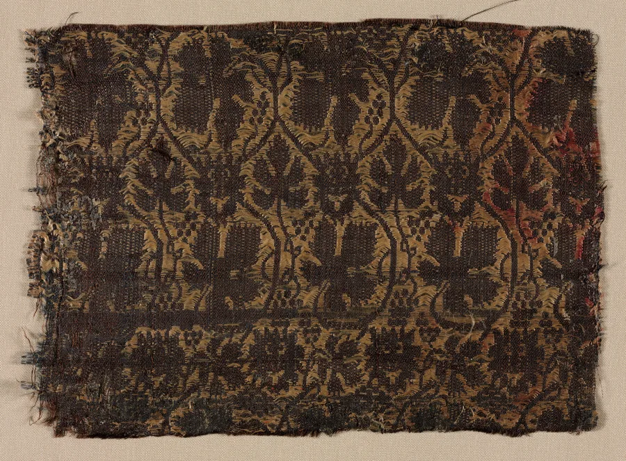 Silk Fragment — تصویر رکورد موزهٔ هنر کلیولند (دسترسی آزاد)