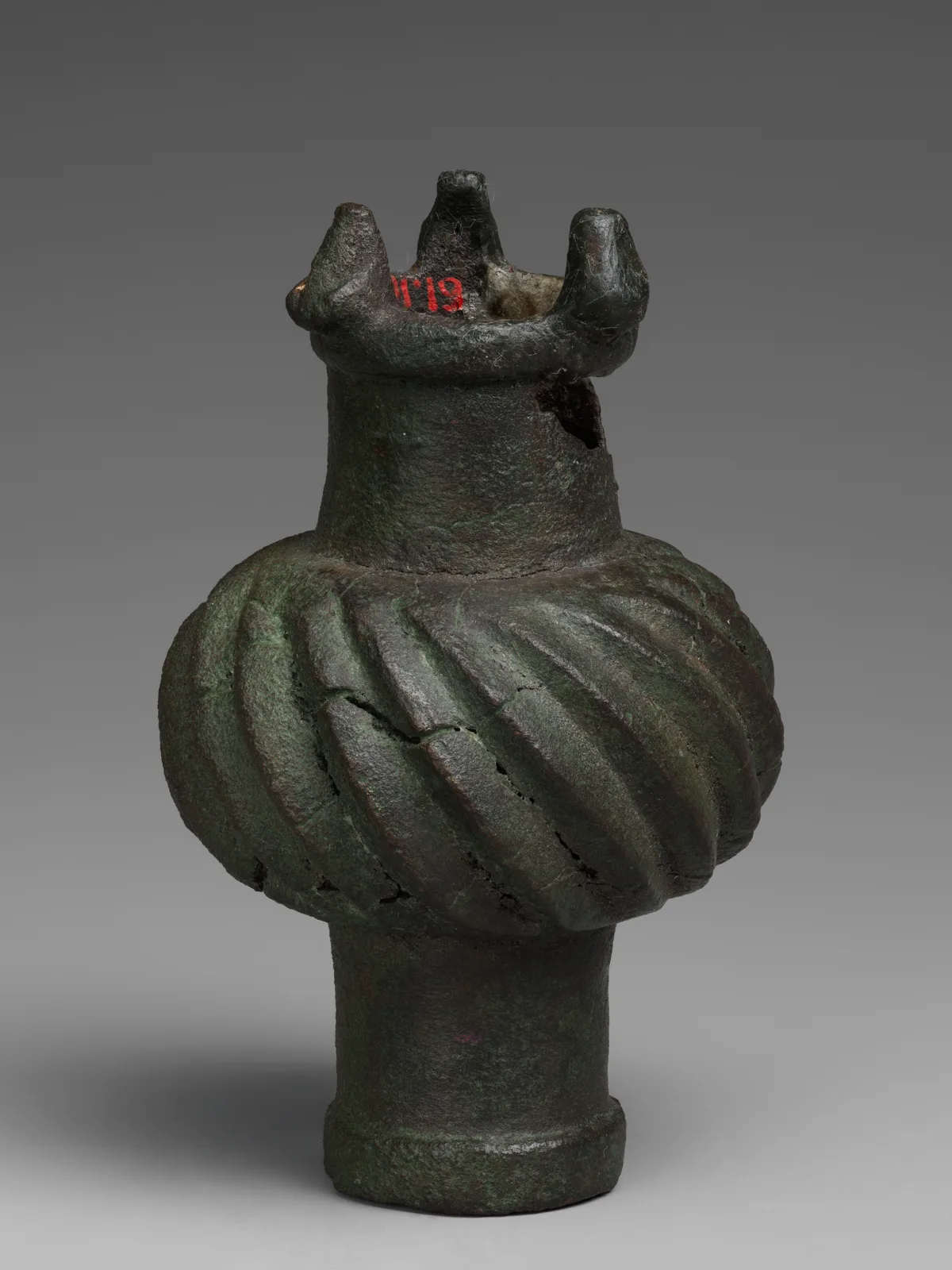 Mace head — تصویر رکورد موزهٔ متروپولیتن (دسترسی آزاد)