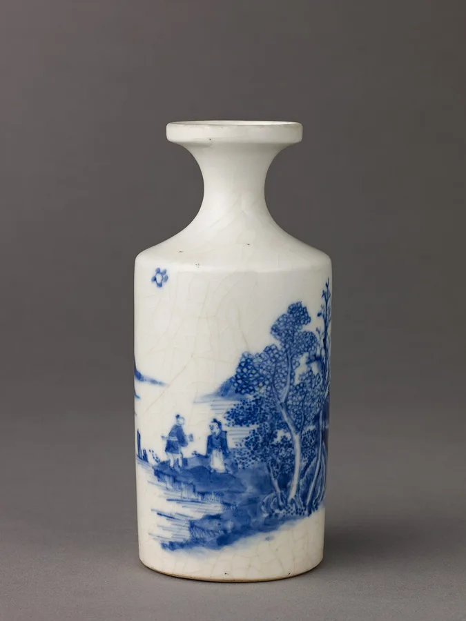 Small bottle-shaped vase — تصویر رکورد ویکیداده