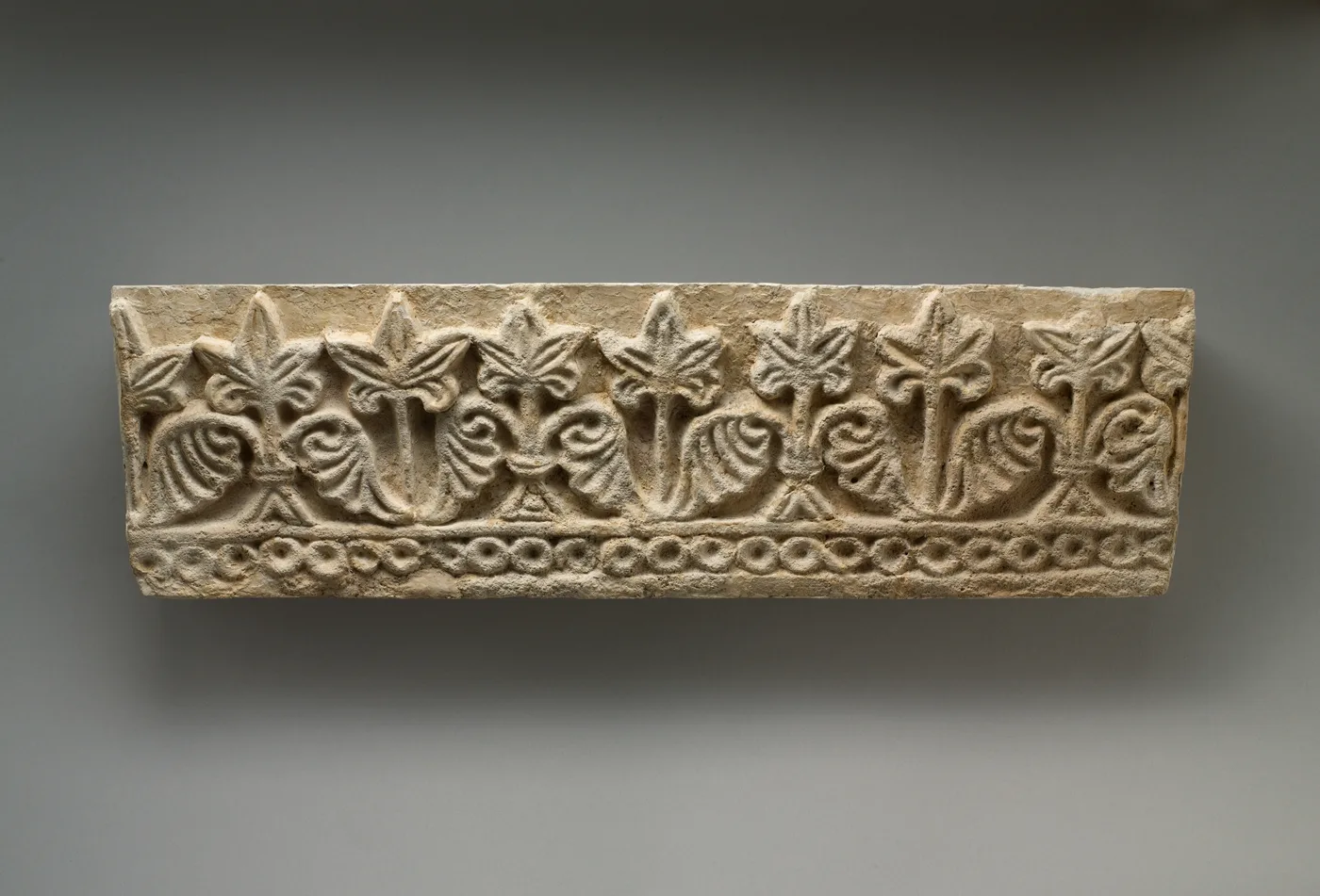 Wall decoration with vegetal and geometric design — تصویر رکورد موزهٔ متروپولیتن (دسترسی آزاد)