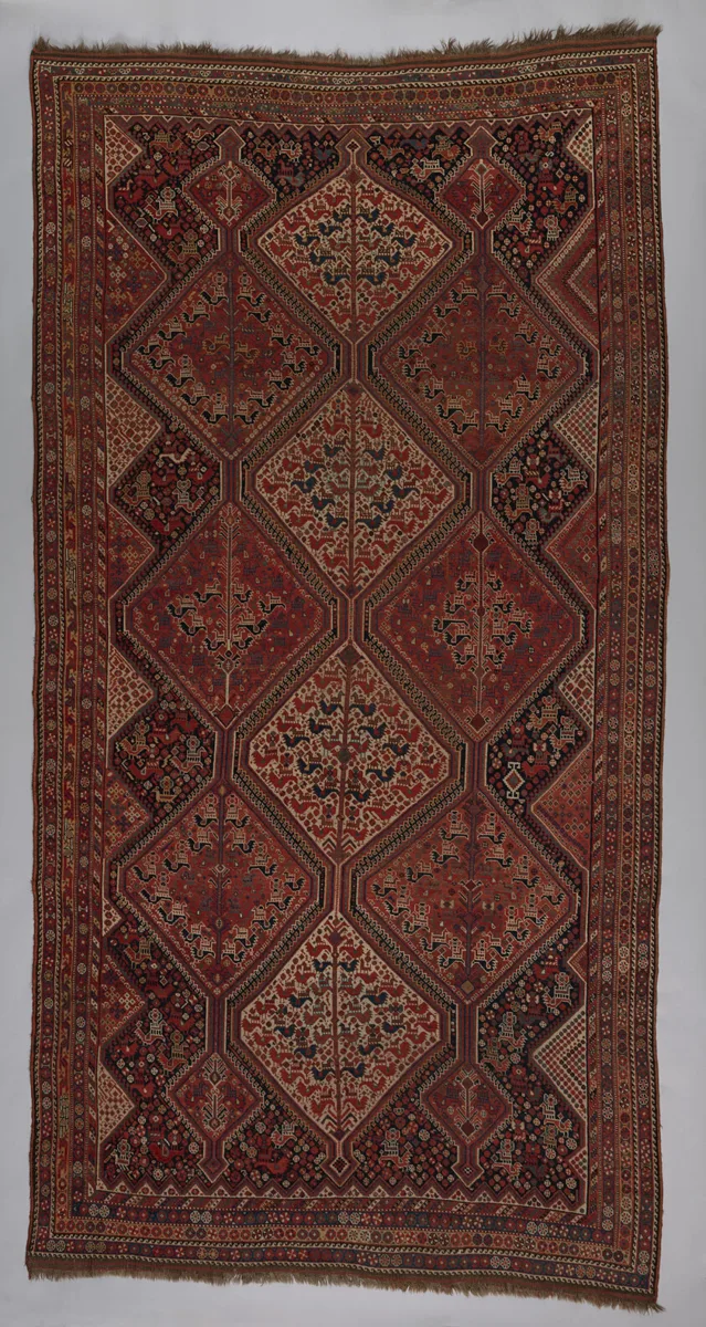 Khamseh Carpet — تصویر رکورد مؤسسهٔ هنر شیکاگو (دسترسی آزاد)