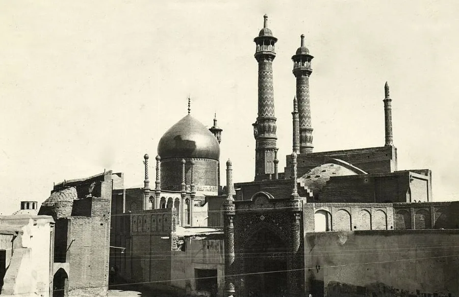 کارت‌پستال عکسی حرم حضرت معصومه (س)، ۱۹۳۹ م