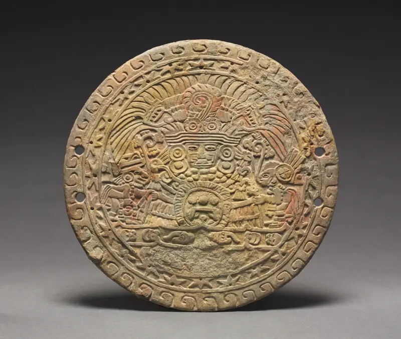 Mirror Back with Great Goddess — تصویر رکورد موزهٔ هنر کلیولند (دسترسی آزاد)