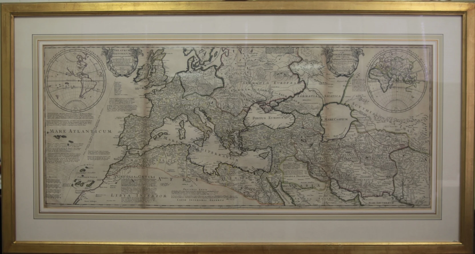 An historical MAP of the ROMAN EMPIRE — تصویر رکورد یوروپیانا