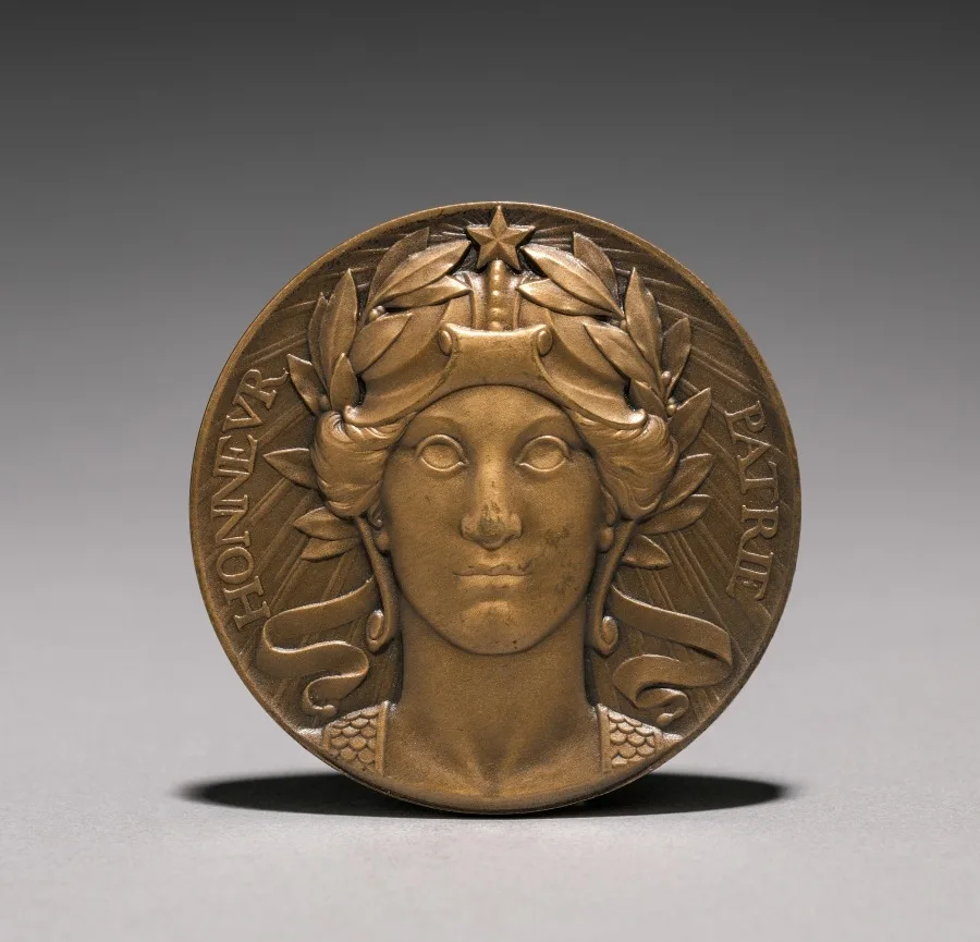 Medal (obverse) — تصویر رکورد موزهٔ هنر کلیولند (دسترسی آزاد)