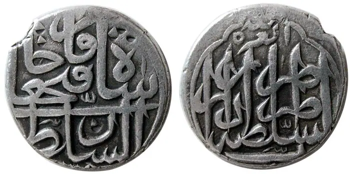 روی و پشت «۱ ریال — فتحعلی‌شاه قاجار، ۱۷۹۷–۱۸۳۴ م» — عکس رکورد کاتالوگ نومیستا
