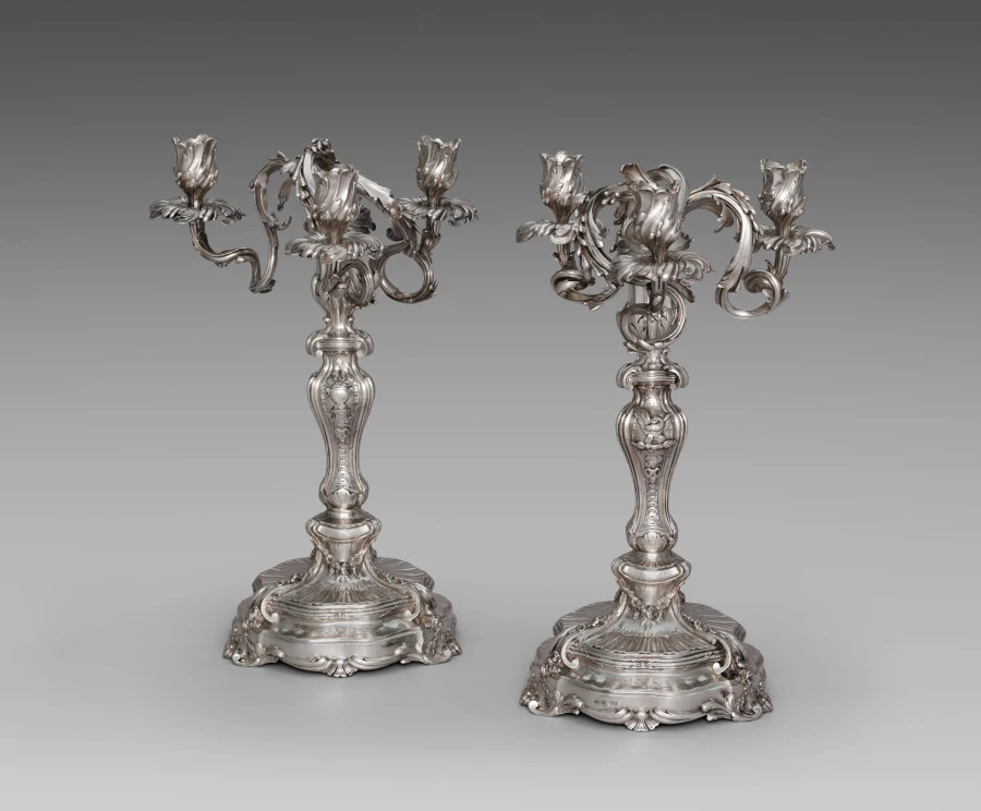 Candelabrum Pair — تصویر رکورد موزهٔ هنر کلیولند (دسترسی آزاد)