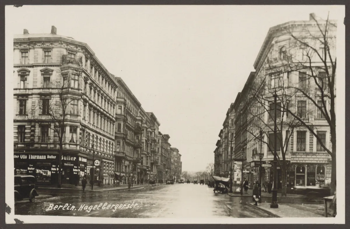 Ansichtskarte "Hagelbergerstraße" — تصویر رکورد یوروپیانا