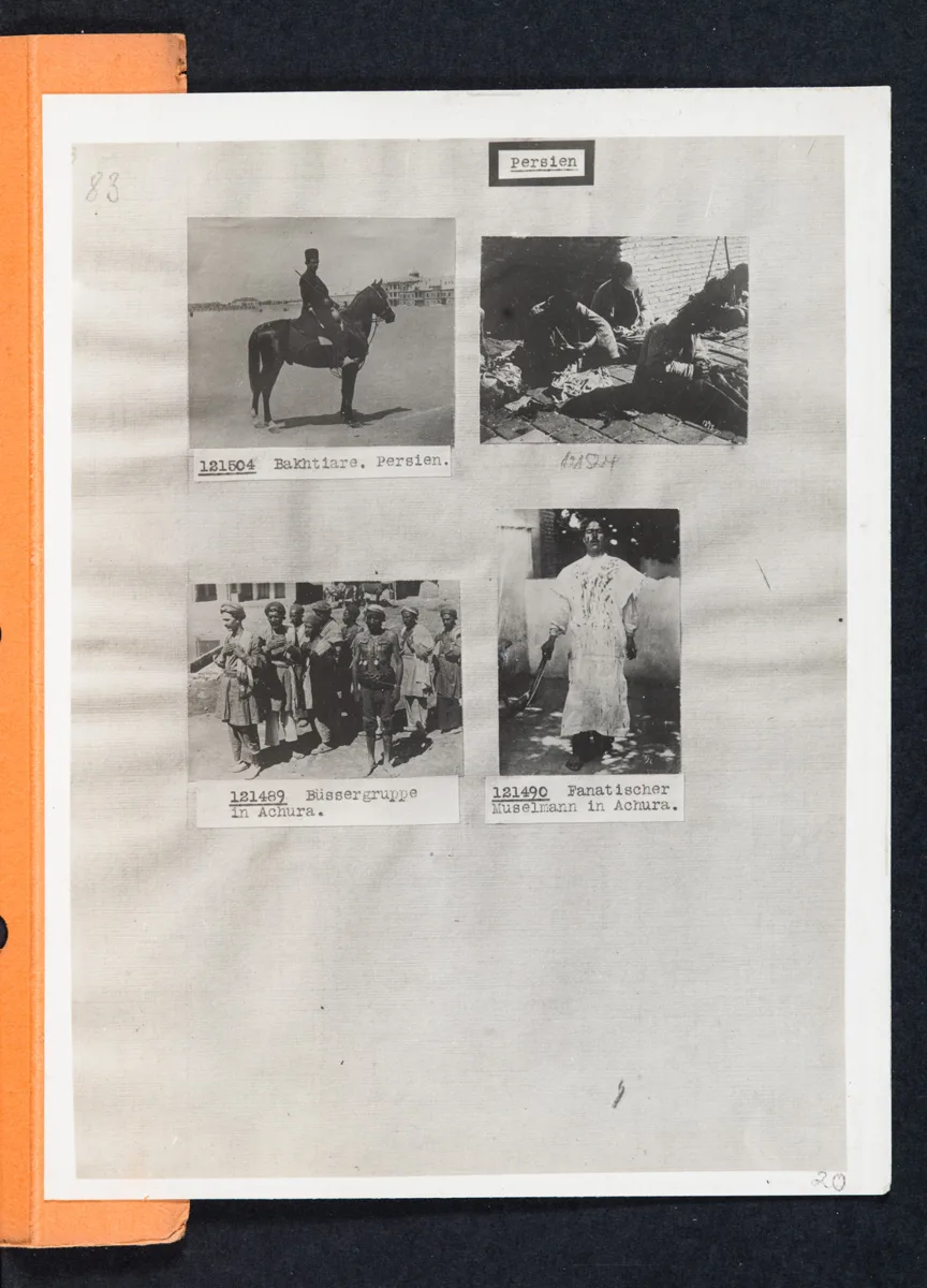 Albumblatt 20 mit Angebotsserie "Persien" — تصویر رکورد یوروپیانا