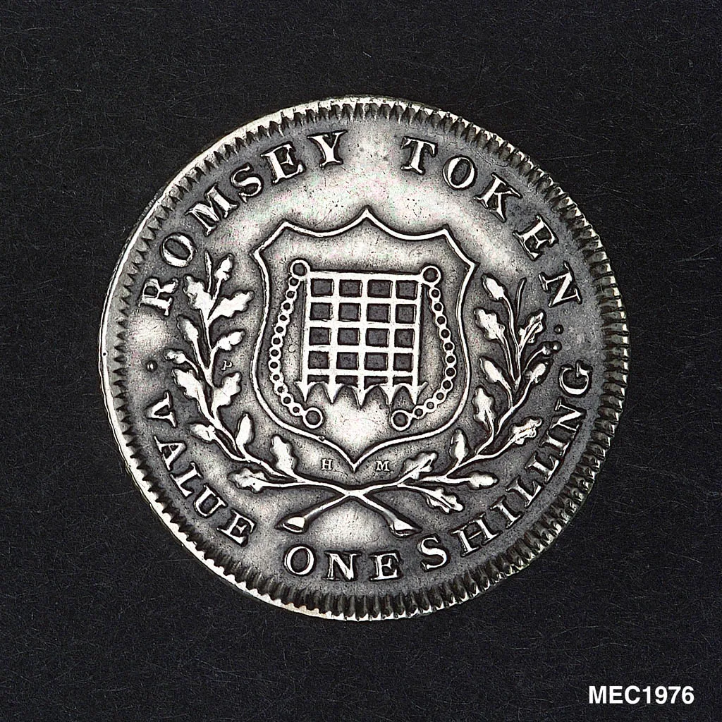 Romsey shilling token — تصویر رکورد یوروپیانا