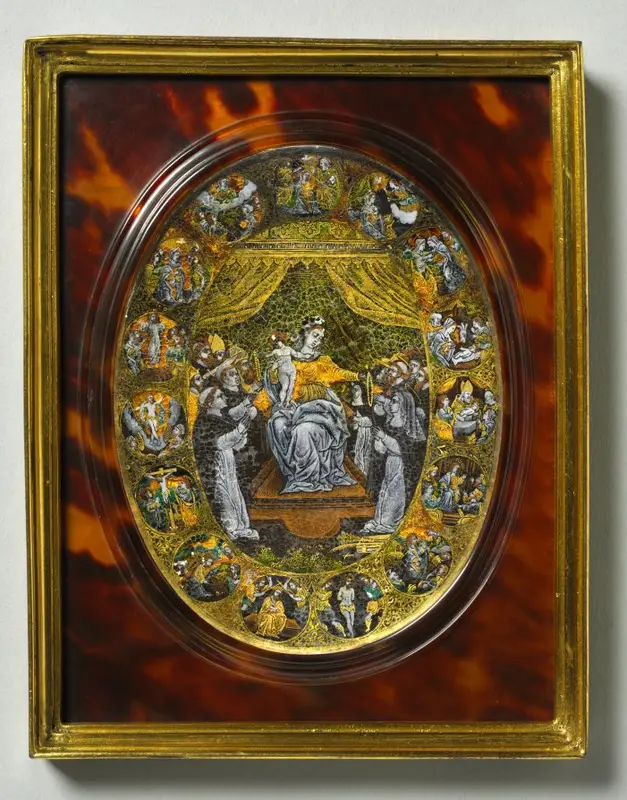 Plaque Depicting the Madonna — تصویر رکورد موزهٔ هنر کلیولند (دسترسی آزاد)