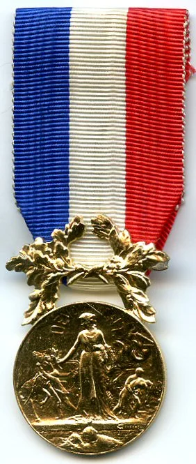 Honour medal for courage and devotion — تصویر رکورد ویکی‌داده