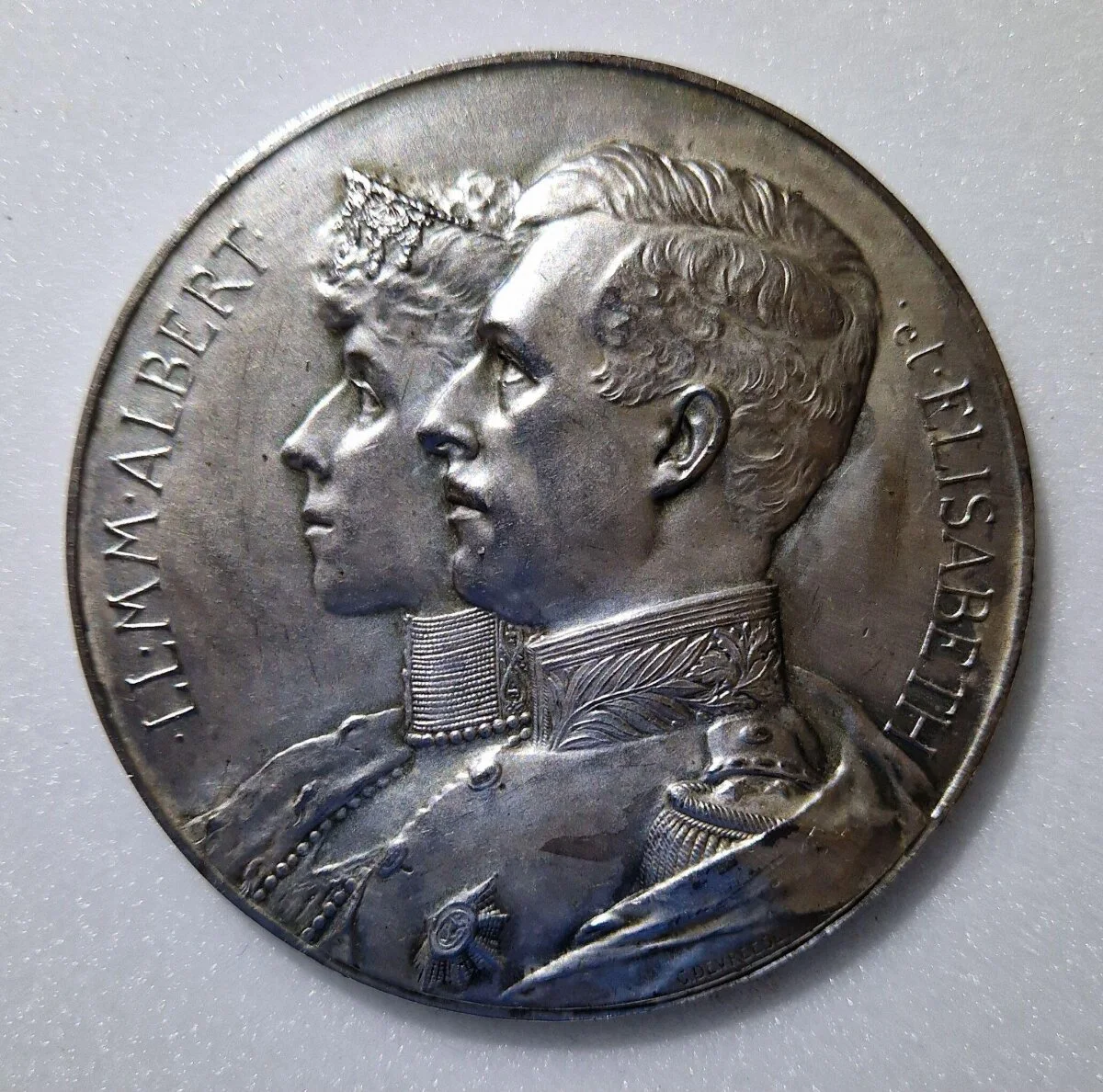 King Albert and Queen Elisabeth of Belgium — تصویر رکورد موزهٔ ویکتوریا و آلبرت