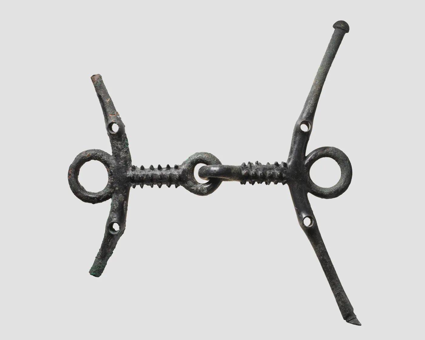 Horse bit with attached cheekpieces — تصویر رکورد موزهٔ متروپولیتن (دسترسی آزاد)