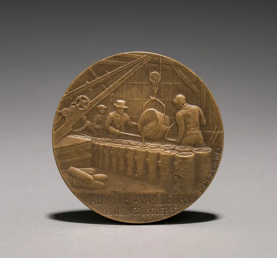 Medal (obverse) — تصویر رکورد موزهٔ هنر کلیولند (دسترسی آزاد)