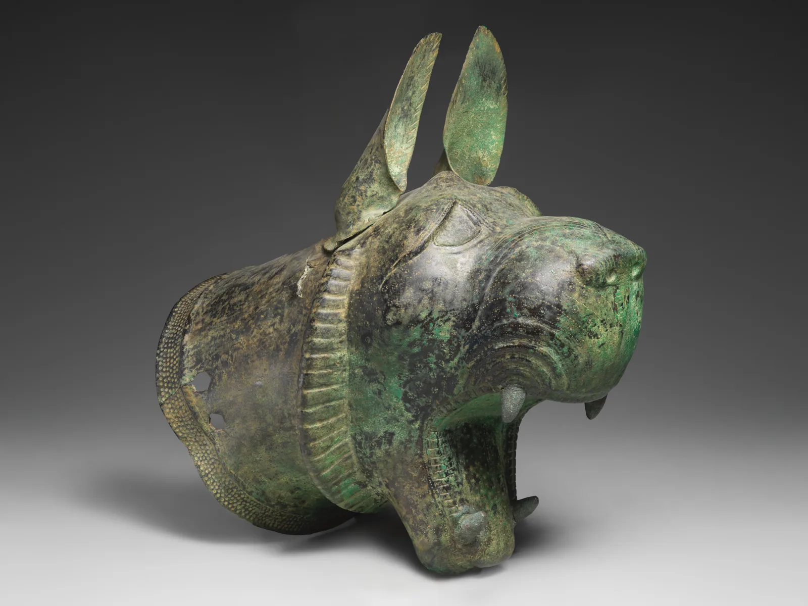 Head of a lion-griffin — تصویر رکورد موزهٔ متروپولیتن (دسترسی آزاد)