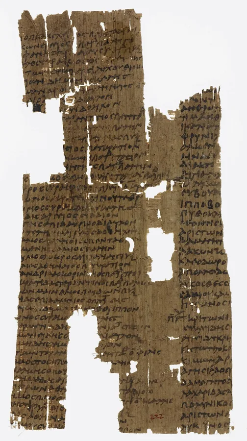 Papyrus Oxyrhynchus 222 — تصویر رکورد ویکیداده