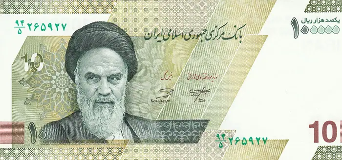 روی و پشت «۱۰۰ ۰۰۰ ریال — جمهوری اسلامی ایران، ۲۰۲۱–۲۰۲۶ م» — عکس رکورد کاتالوگ نومیستا