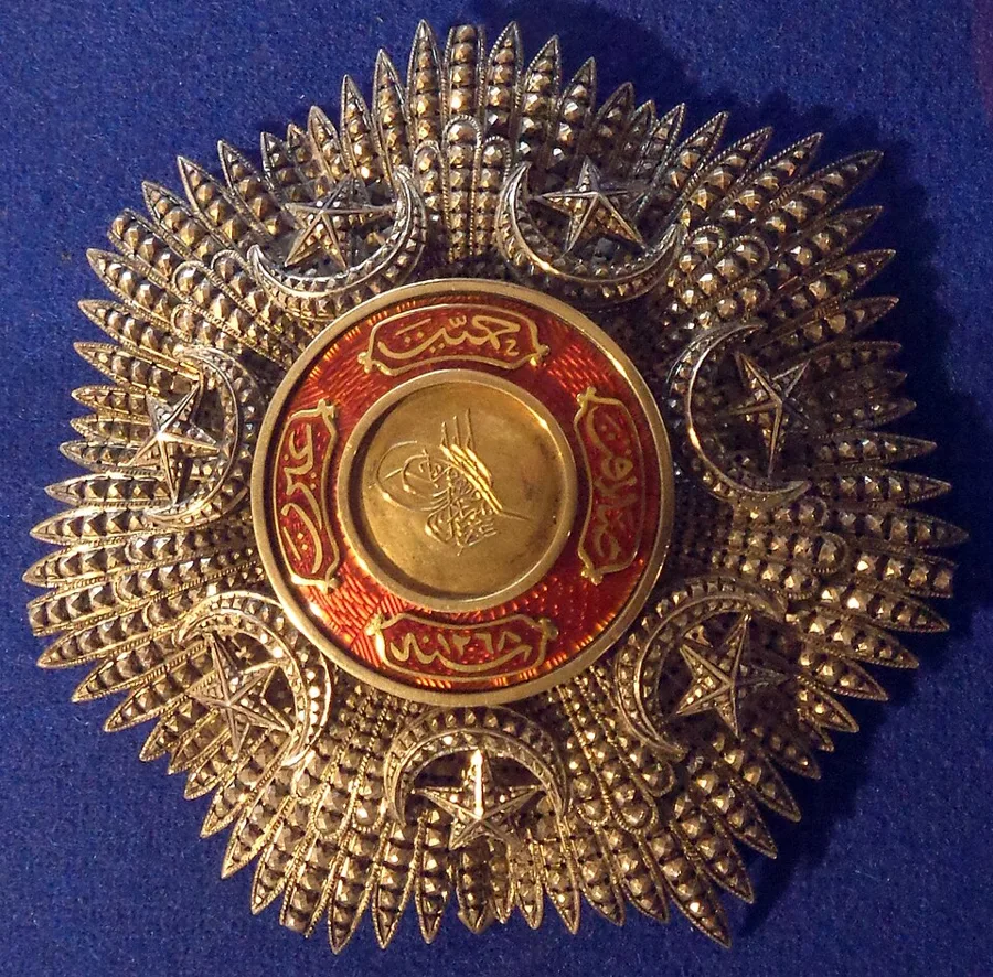ستارهٔ درجهٔ یکم نشان مجیدی عثمانی