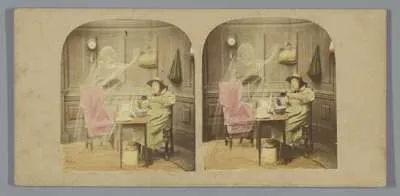 The Ghost in the Stereoscope.[Kindly suggested by Sir David Brewster, K.H.] — تصویر رکورد یوروپیانا