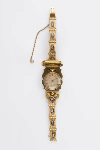 Armband mit eingesetzter Taschenuhr, Henri Capt, Genf, um 1850 — تصویر رکورد یوروپیانا