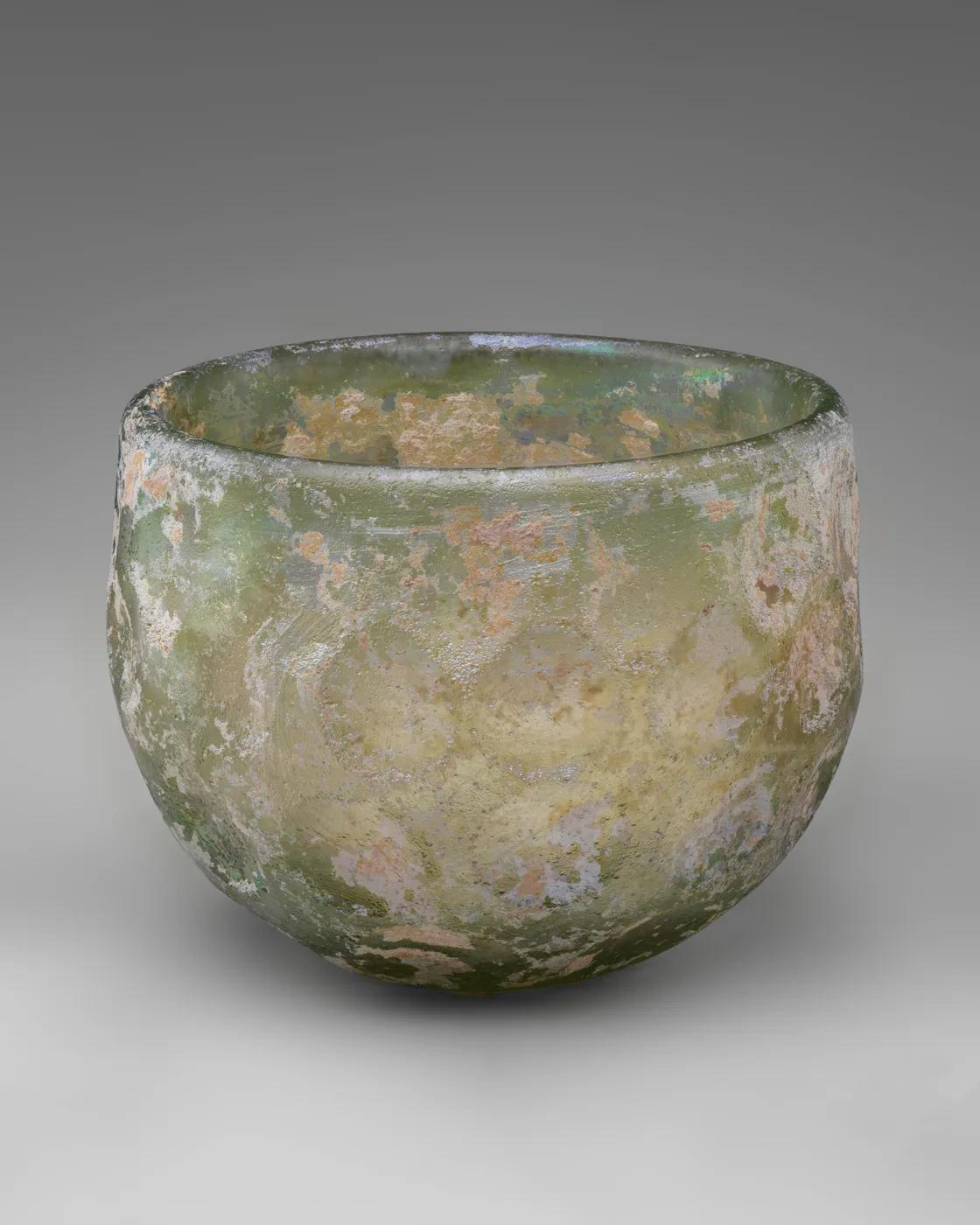 Bowl with wheel-cut facets — تصویر رکورد موزهٔ متروپولیتن (دسترسی آزاد)