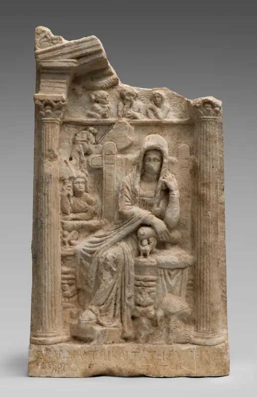 Grave Stele (Relief) — تصویر رکورد موزهٔ هنر کلیولند (دسترسی آزاد)