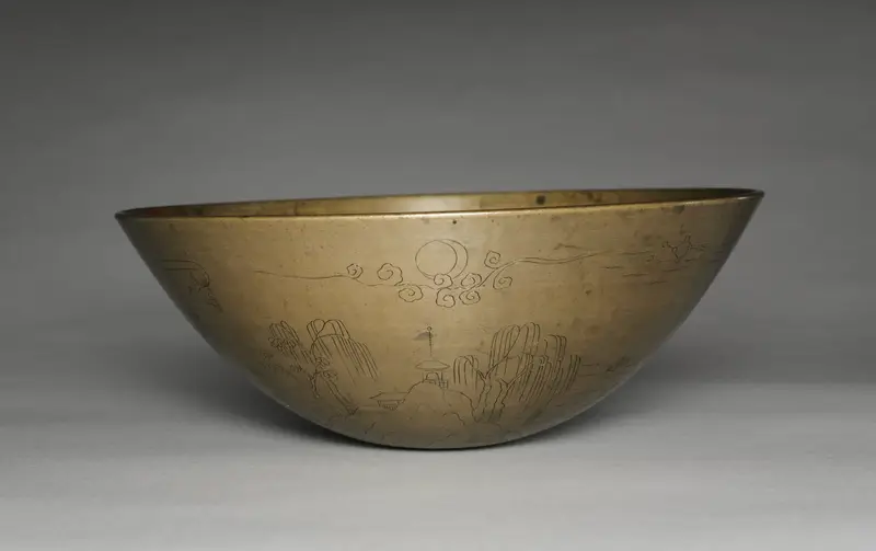 Alms Bowl with Celestial Design — تصویر رکورد موزهٔ هنر کلیولند (دسترسی آزاد)