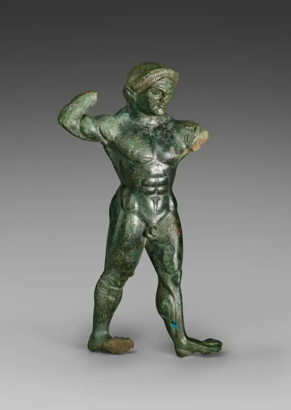 Statuette of Herakles — تصویر رکورد موزهٔ هنر کلیولند (دسترسی آزاد)