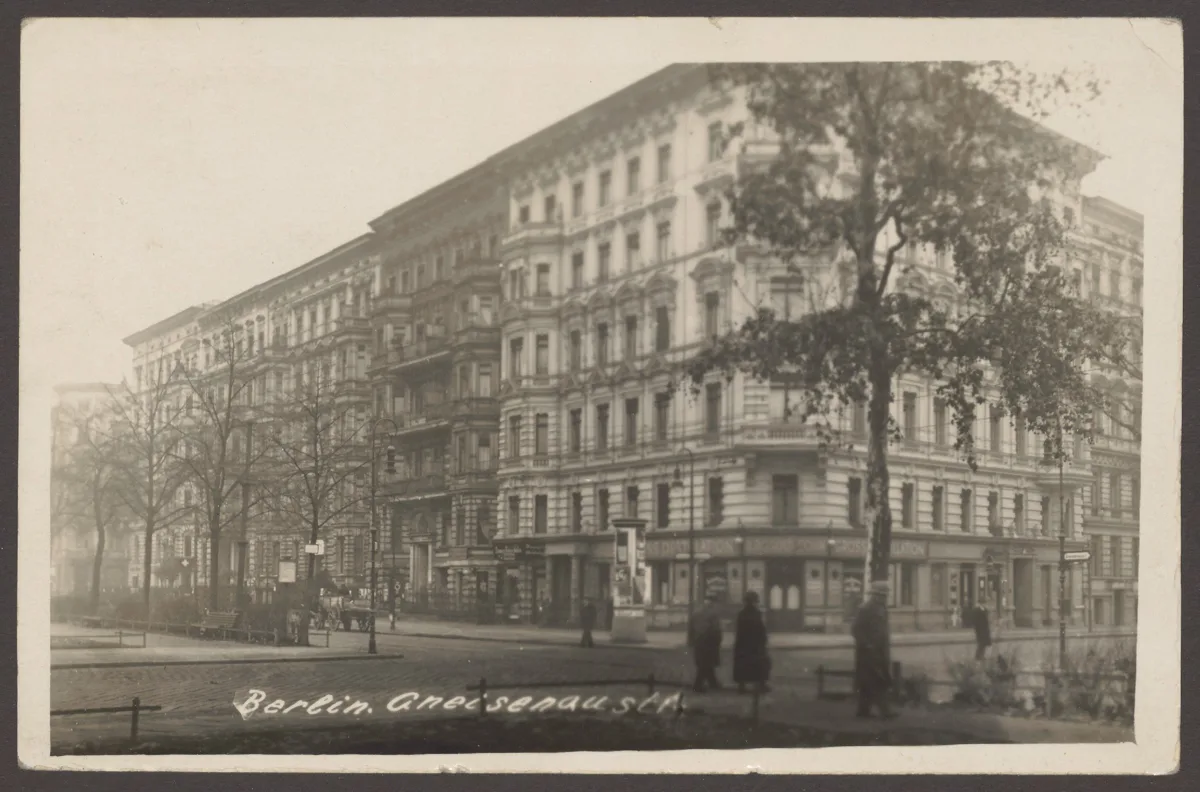 Ansichtskarte Gneisenaustraße — تصویر رکورد یوروپیانا