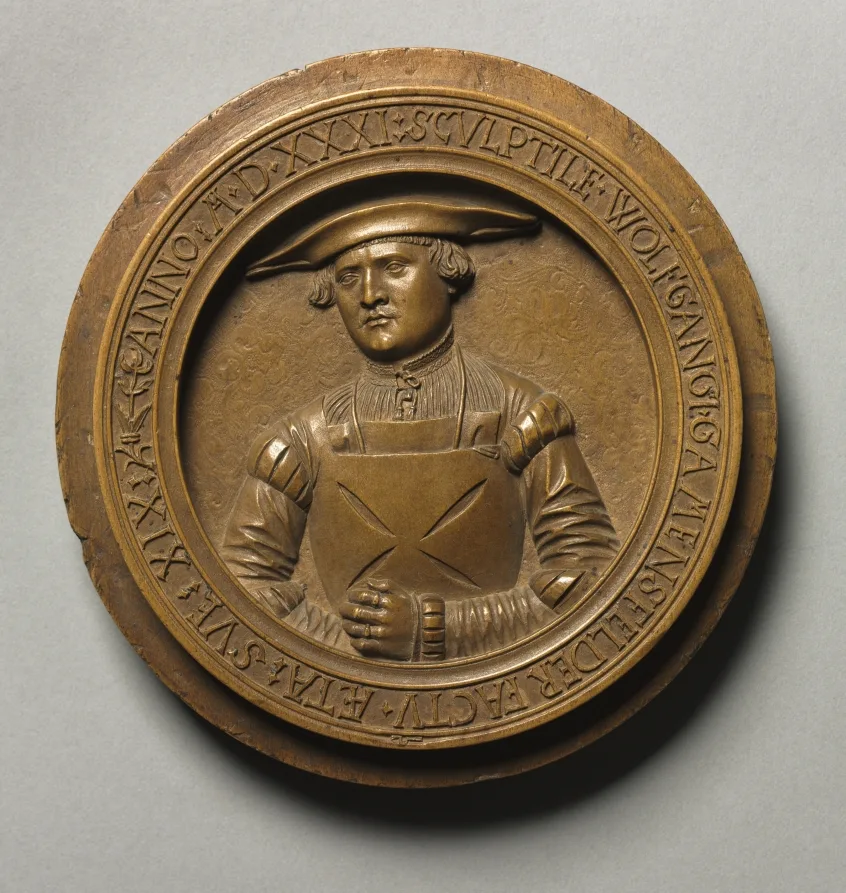 Model for a Portrait Medal of Wolfgang Gamensfelder at Age 19 — تصویر رکورد موزهٔ هنر کلیولند (دسترسی آزاد)