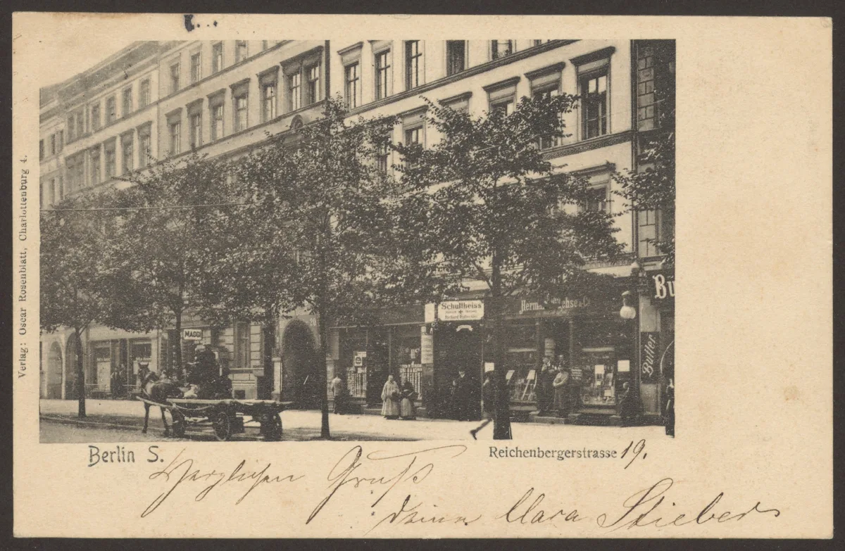 Ansichtskarte "Reichenbergstrasse" — تصویر رکورد یوروپیانا
