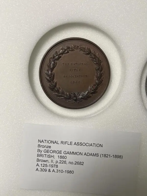 Medal: The National Rifle Association Medal — تصویر رکورد موزهٔ ویکتوریا و آلبرت