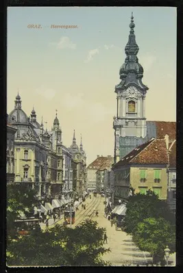 Graz. - Herrengasse. — تصویر رکورد یوروپیانا