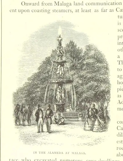 alameda from "Spanish Pictures drawn with pen and pencil. By the author of “Swiss Pictures” [S. Manning] ... With illustrations by G. Doré, etc". — تصویر رکورد یوروپیانا