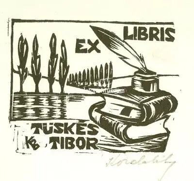 Ex libris Tüskés Tibor — تصویر رکورد یوروپیانا
