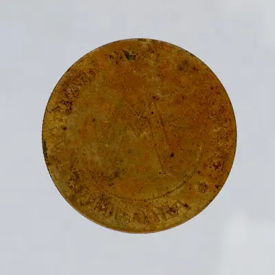 Tehnica: batere; Muchia: zimțată; Aversul: Legendă dispusă circular pe margine, între un cerc liniar exterior și un cerc perlat interior. În centru, M majuscul monogramat.; Reversul: Legendă dispusă c — تصویر رکورد یوروپیانا