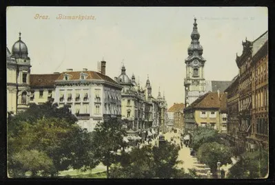 Graz. Bismarkplatz. — تصویر رکورد یوروپیانا