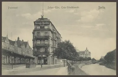 Ansichtskarte "Sedan-Ufer" an der Ecke Gitschiner Straße — تصویر رکورد یوروپیانا